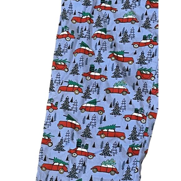 Matilda Jane Adult Christmas Lounge Pants Red Car Pajama Pants Unisex Large NWT - Picture 3 of 9